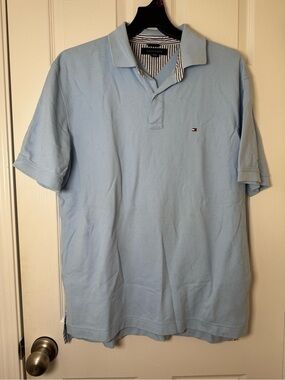 Tommy Hilfiger Light Blue Short-Sleeve Polo